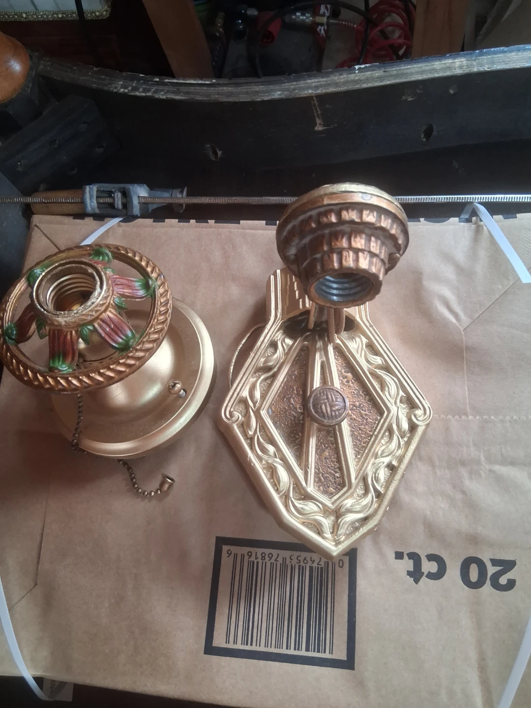 Vintage Gold Wall Sconce Light - photo 4