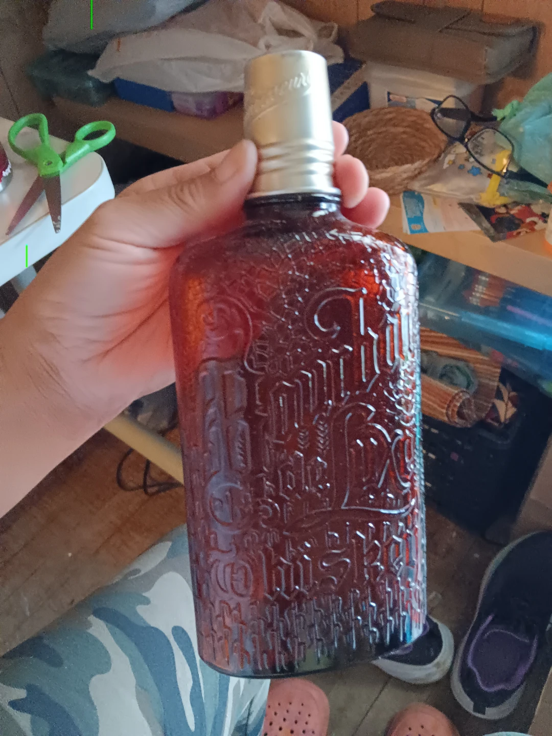 Vintage Bourbon de Luxe Whiskey Bottle - photo 2