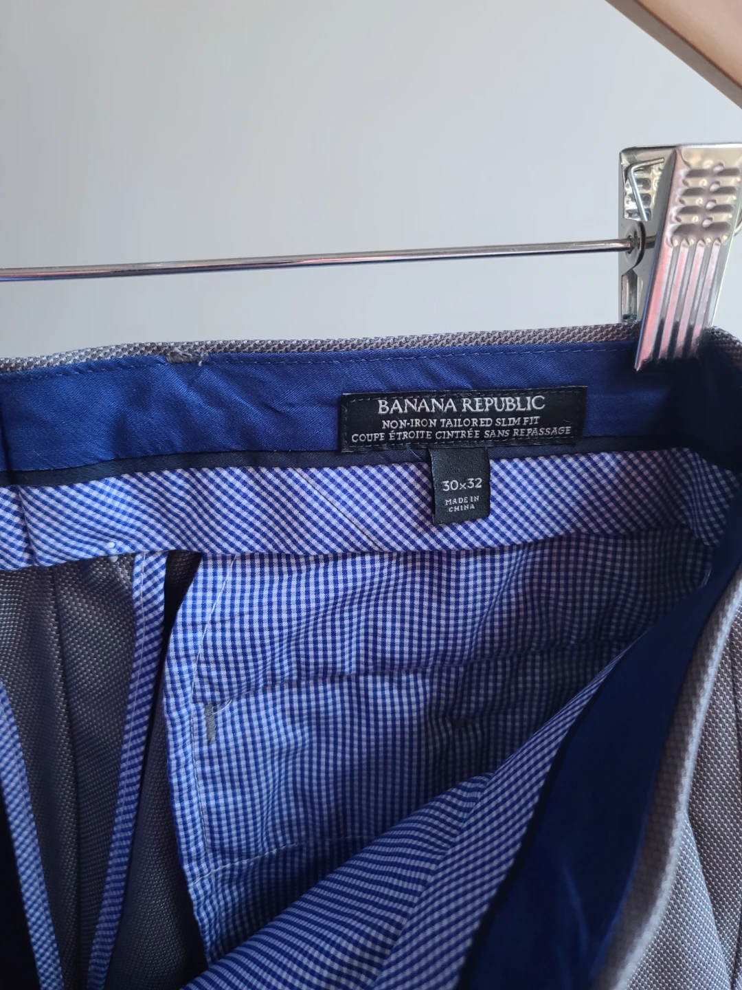 Banana Republic Non-Iron Tailored Slim Fit Pants 30x32 - photo 5