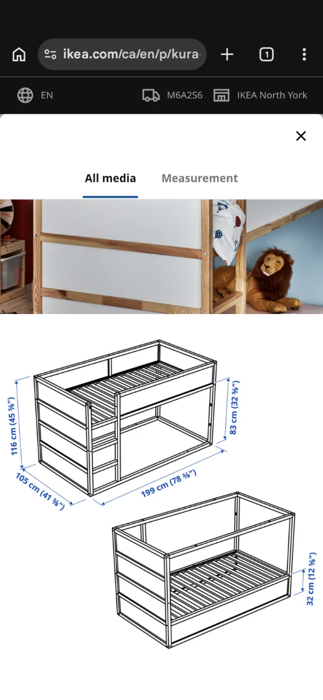 IKEA KURA reversible bed - photo 4