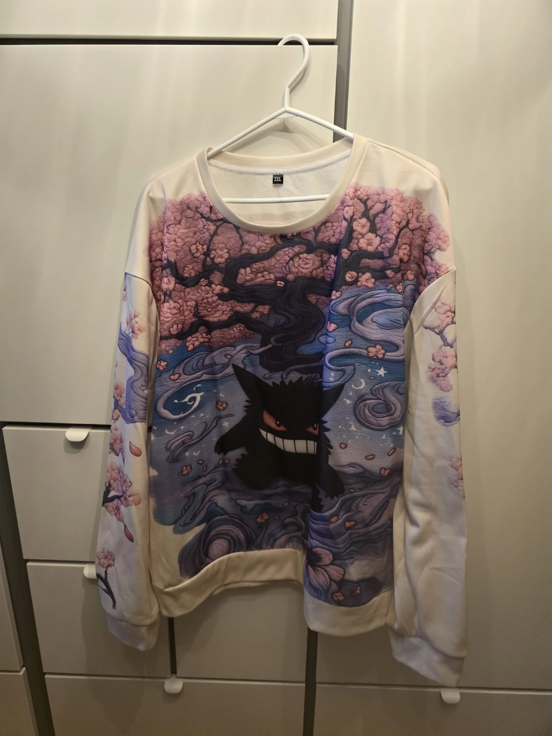 Gengar Cherry Blossom Crewneck Sweatshirt new