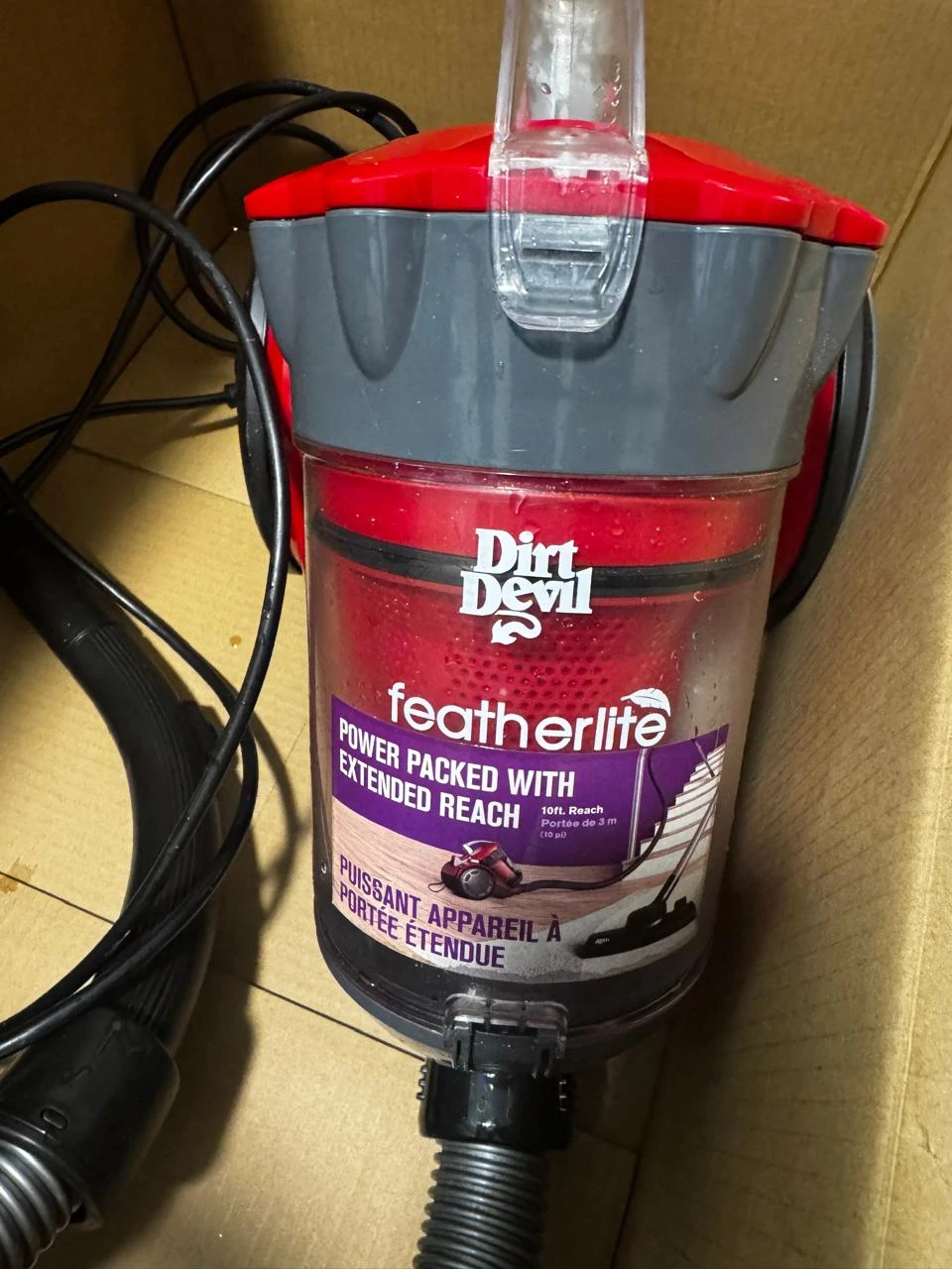Dirt Devil Featherlite Canister Vacuum