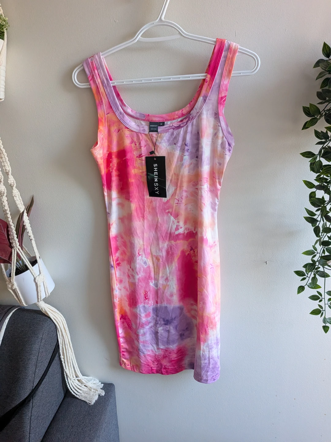 🏈BNWT SHEINSXY Tie-Dye Tank Dress - photo 2