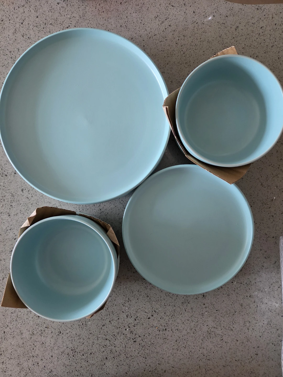 Light Blue Dish Set