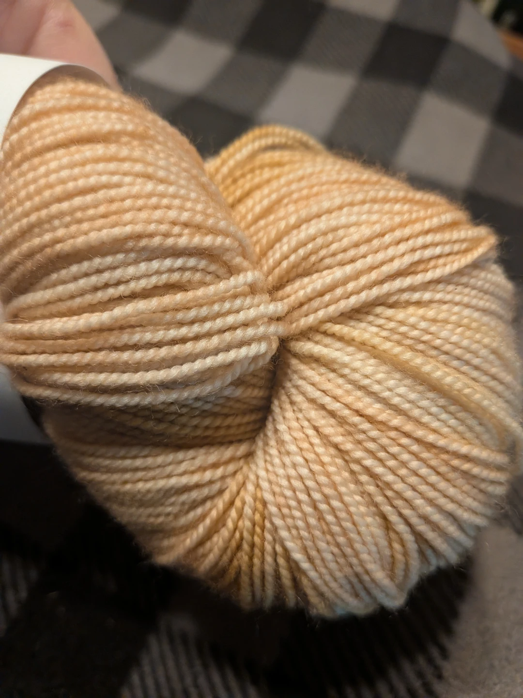 Bo Fibres Hand Dyed Yarn cream caramel 393 yrds - photo 5