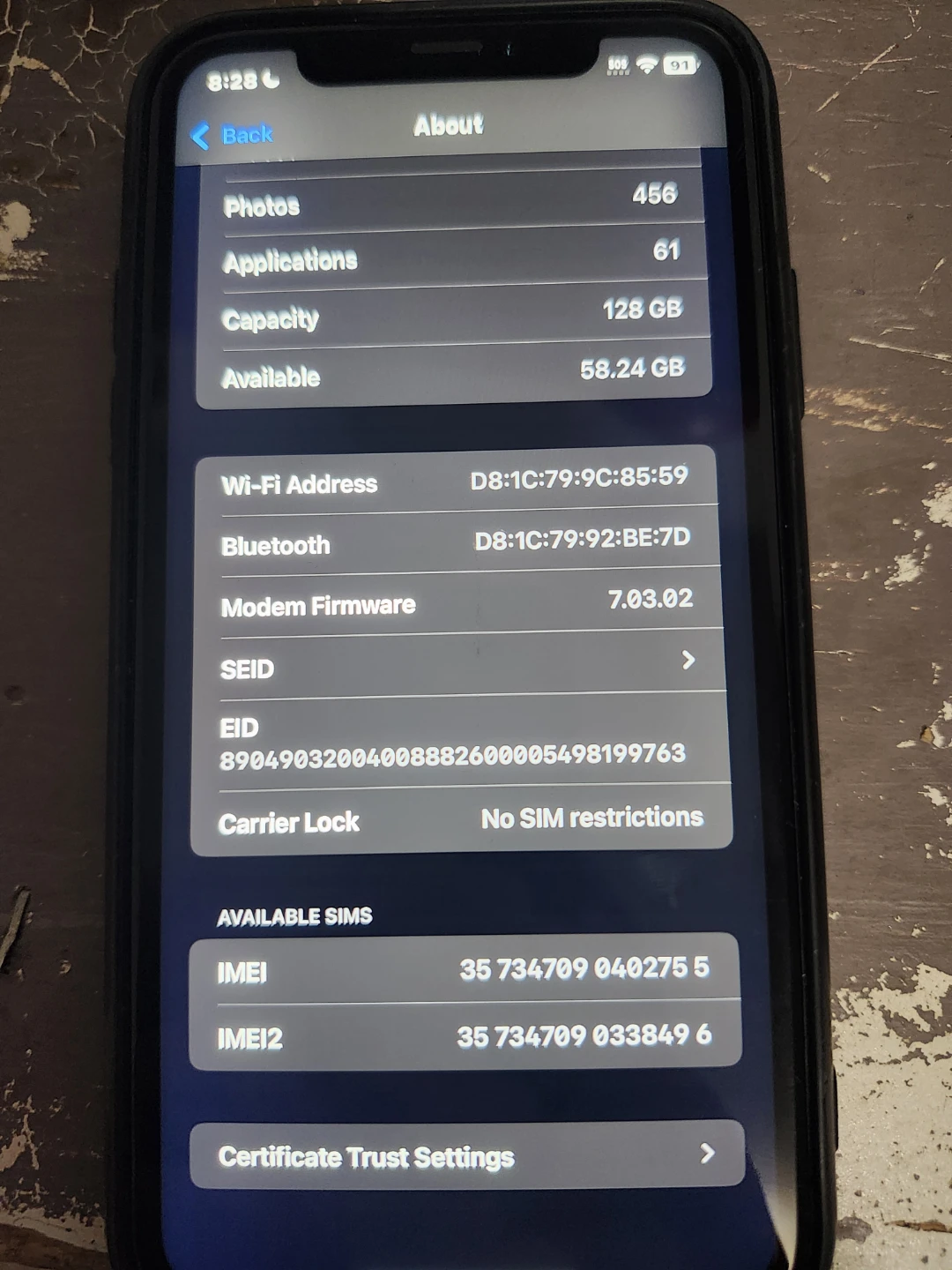 Iphone xr blue 128 gb - photo 2