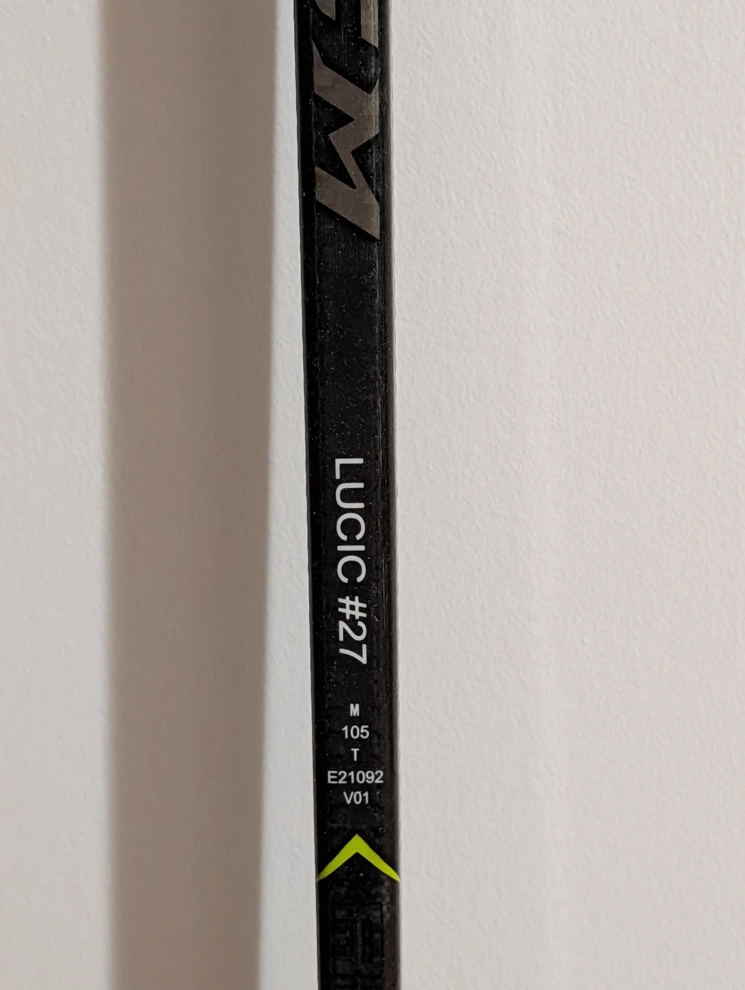 CCM Hockey Stick - Lucic #27 game used signed