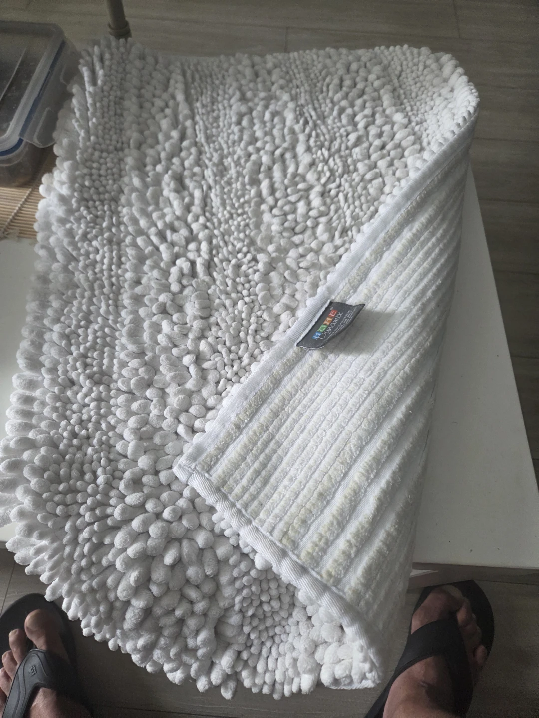 Home Dynamix white bath mat - photo 3