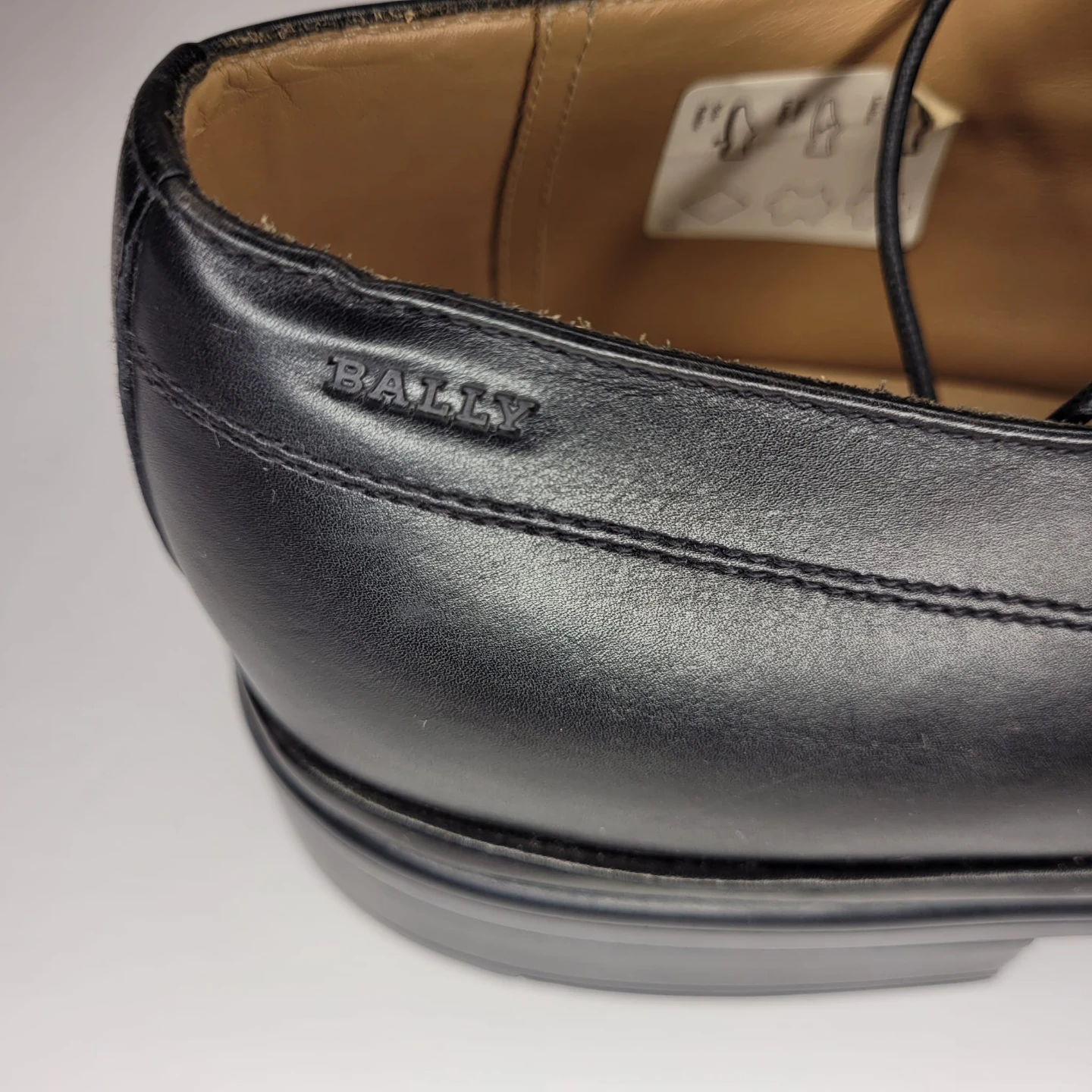 Bally Black Leather Dress Shoes - photo 5