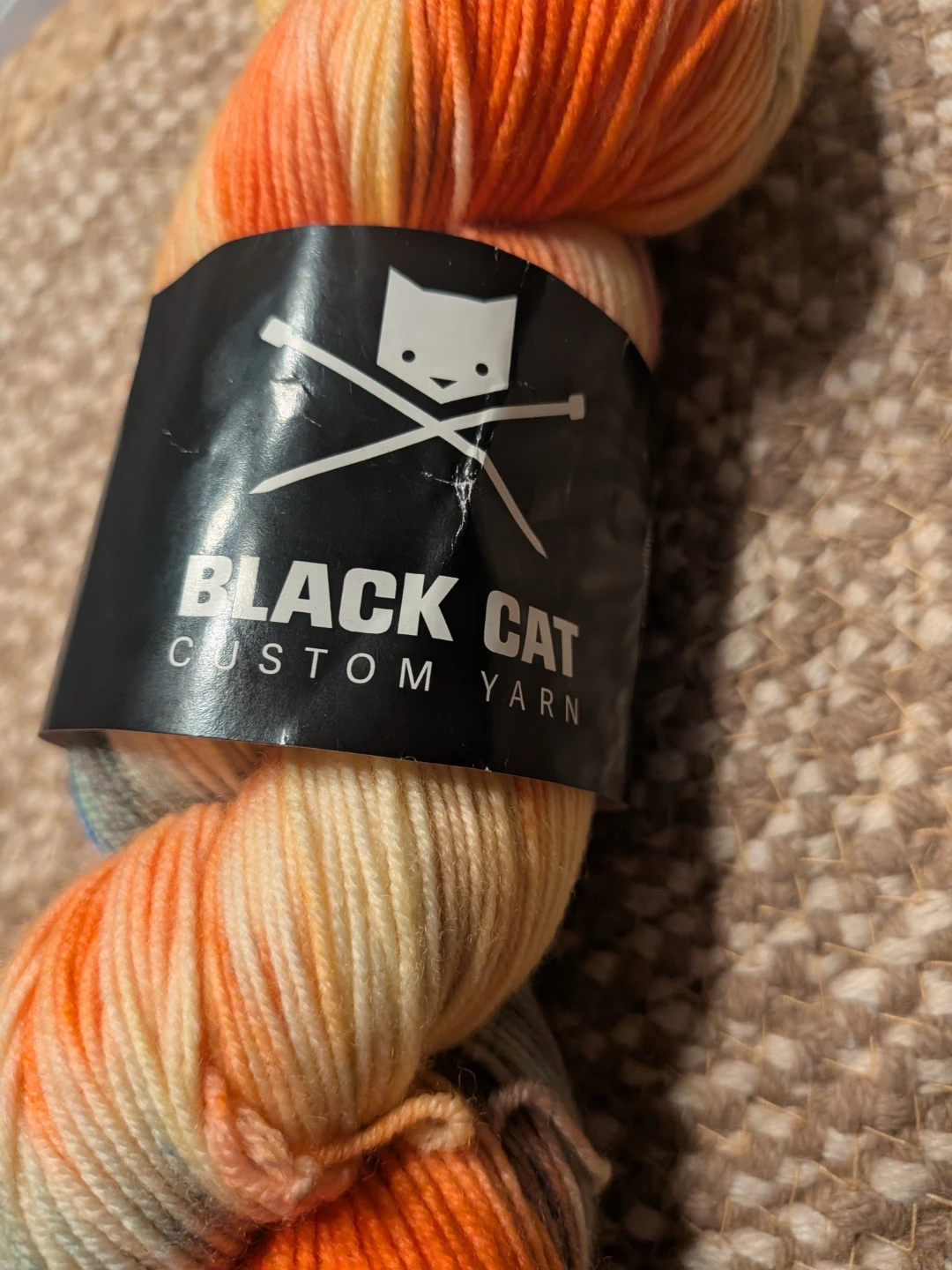 Black Cat Custom Yarn Skein Merino - photo 3