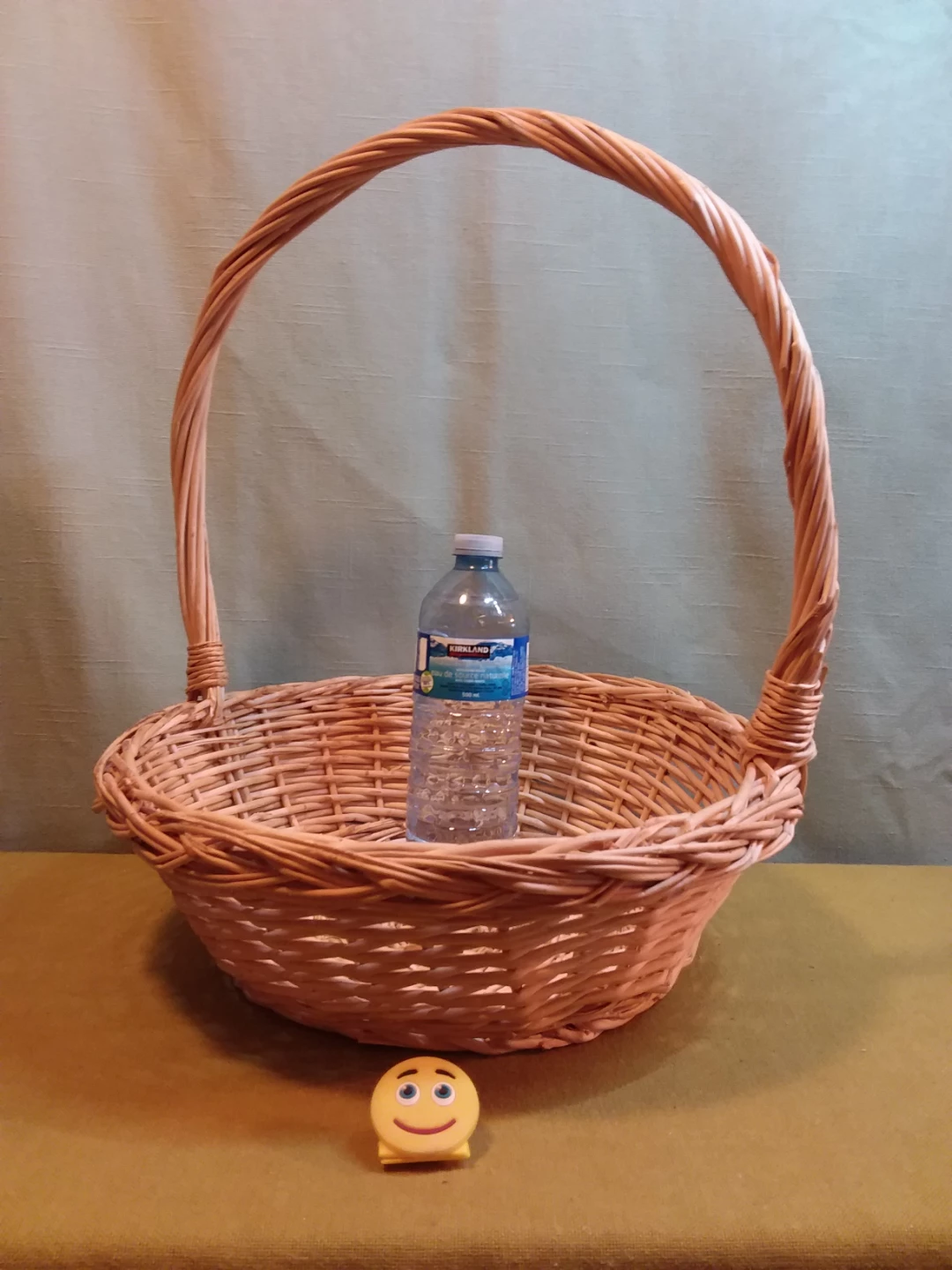 🏈 🧺 Like 🆕 Large Wicker Basket with Handle - photo 2