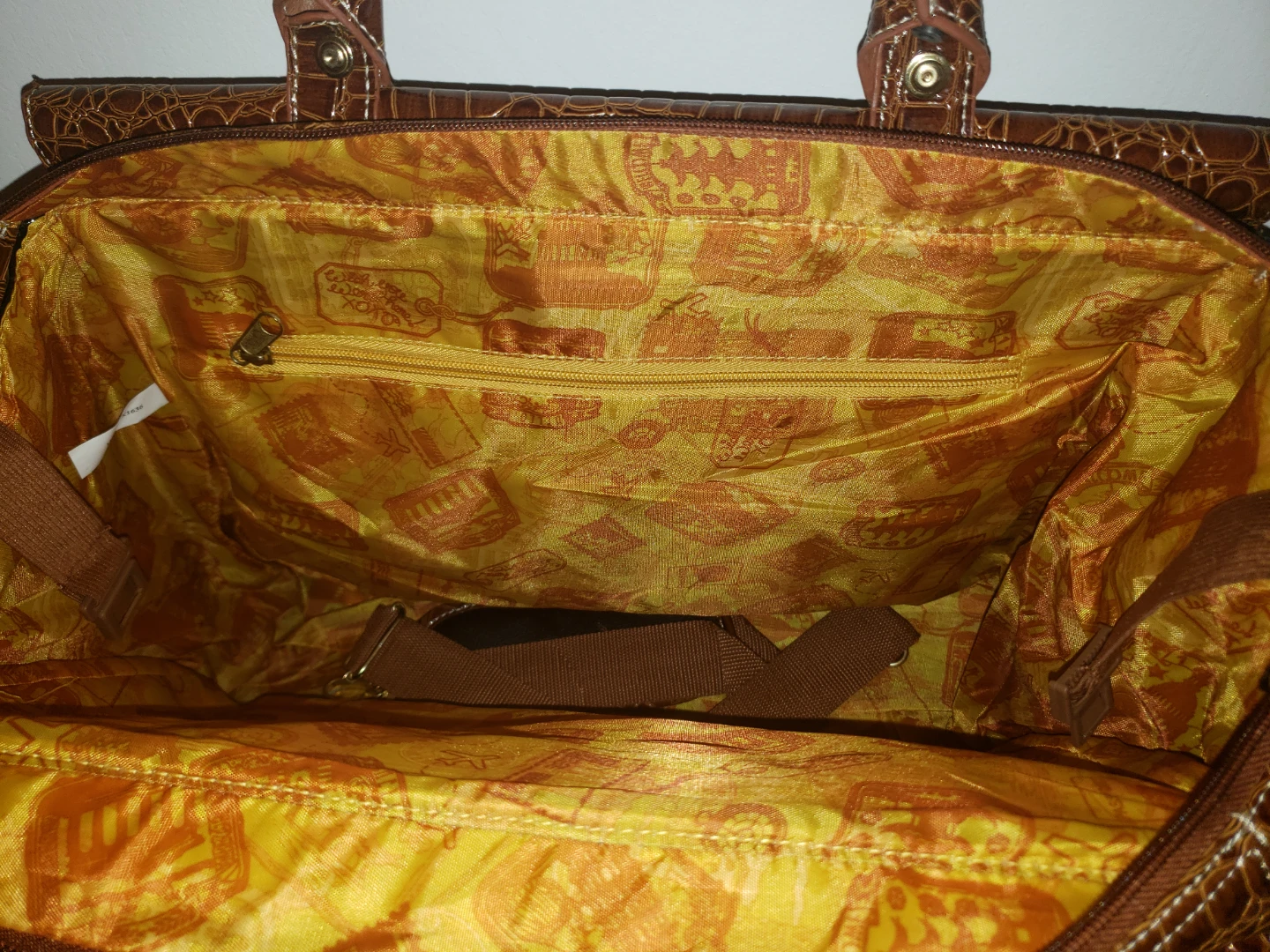 Samantha Brown Croc-Embossed Handbag - photo 4