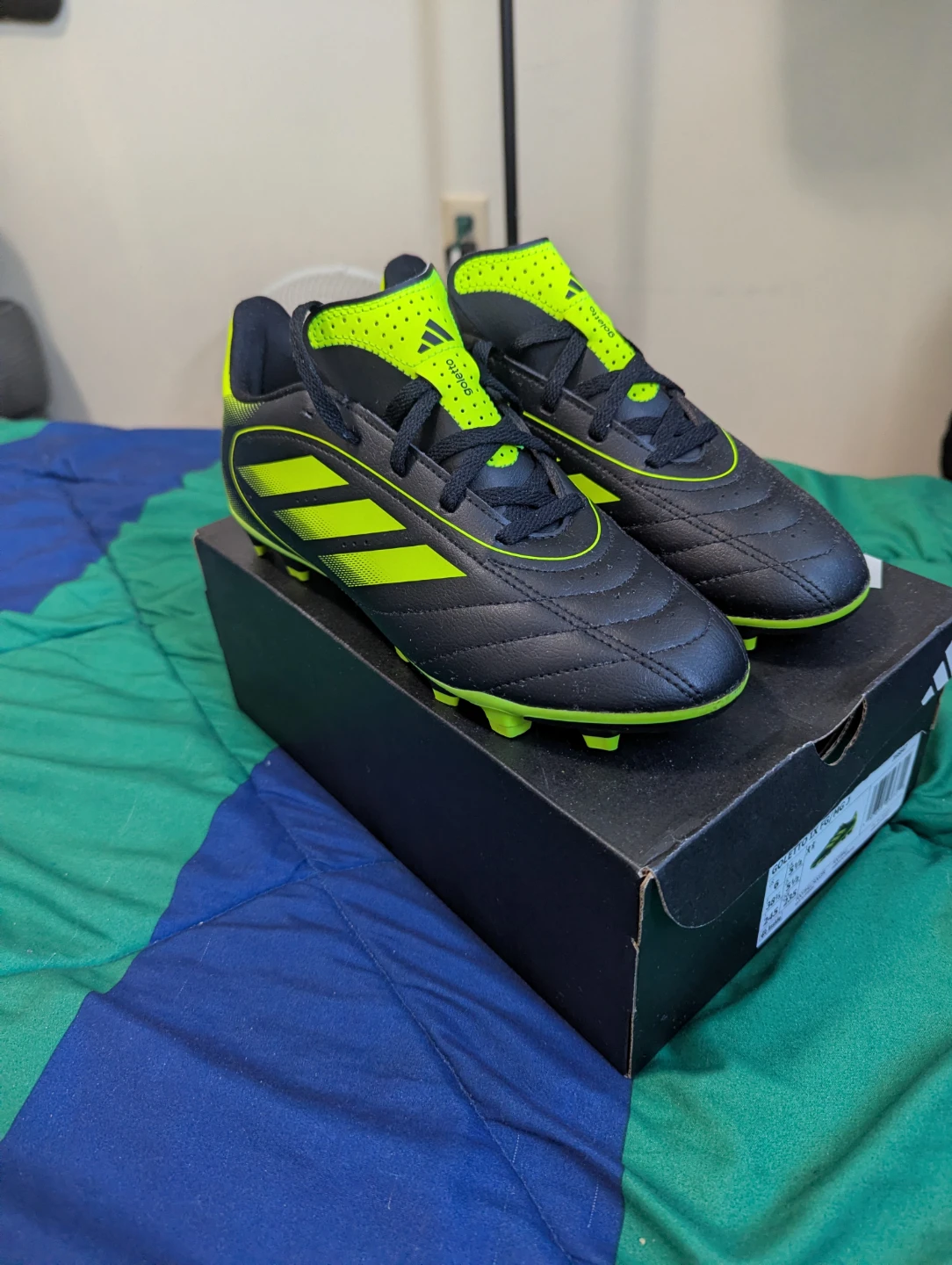 Adidas Goletto IX FG/MG J Football Soccer Cleats - photo 3