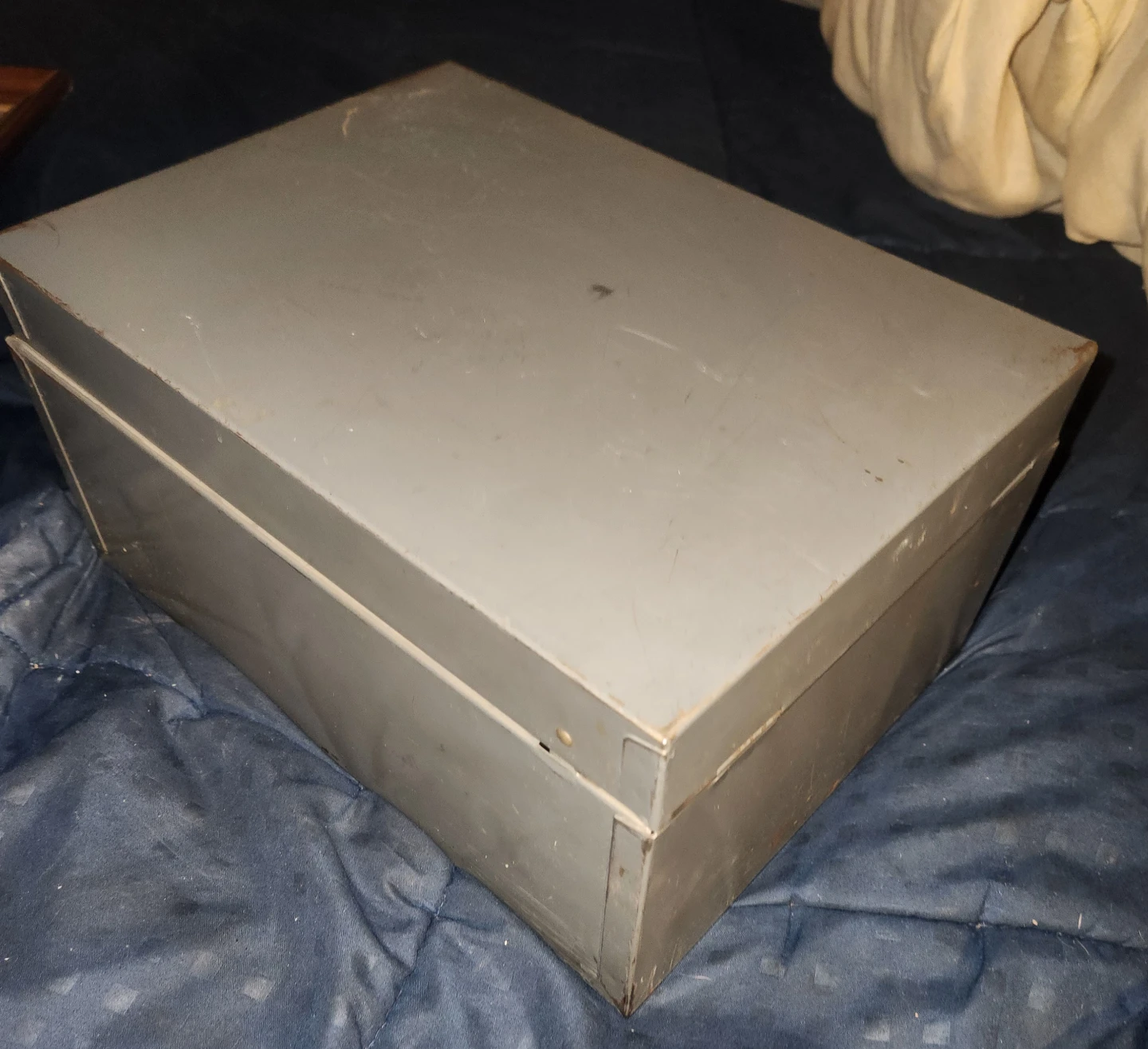 Vintage Metal Storage Box - photo 4