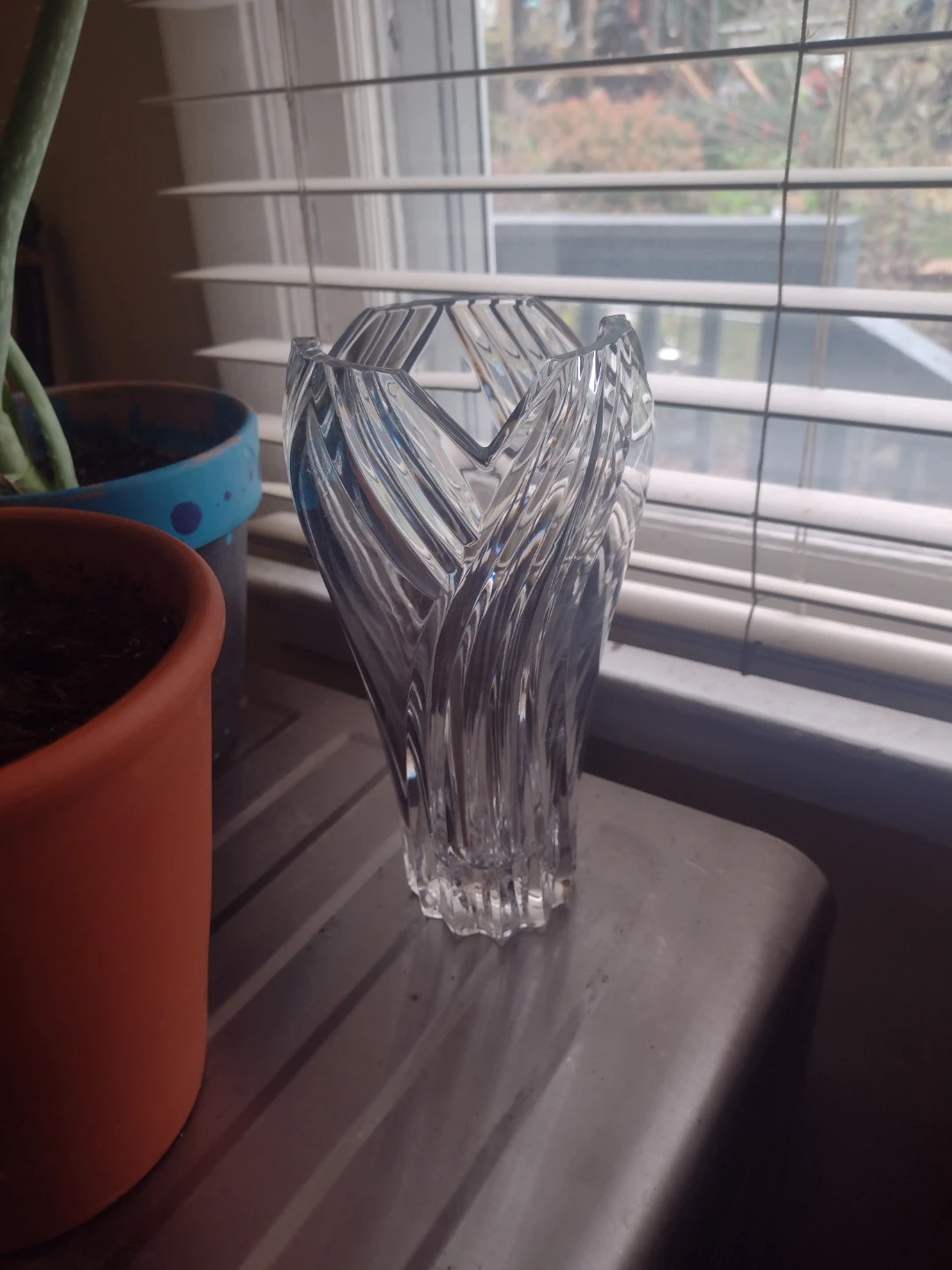 Lenox Arctic Bloom Crystal Vase - photo 2