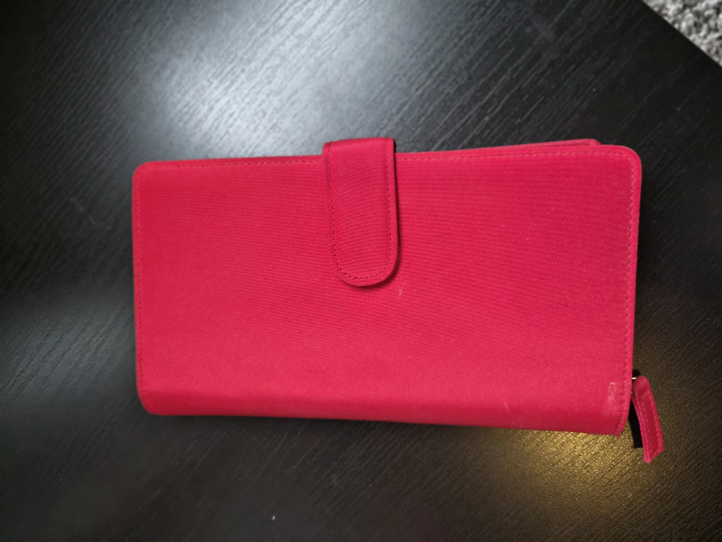 Axessimo Red Checkbook Wallet
