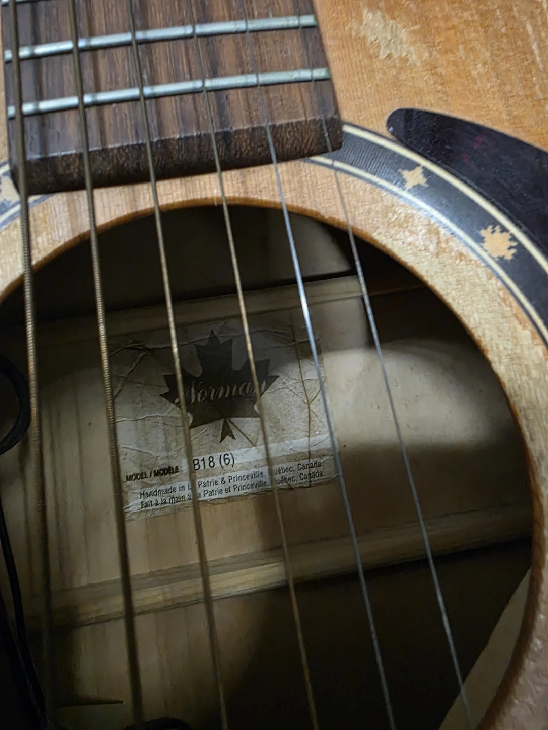 Norman B18 Acoustic Guitar - photo 2
