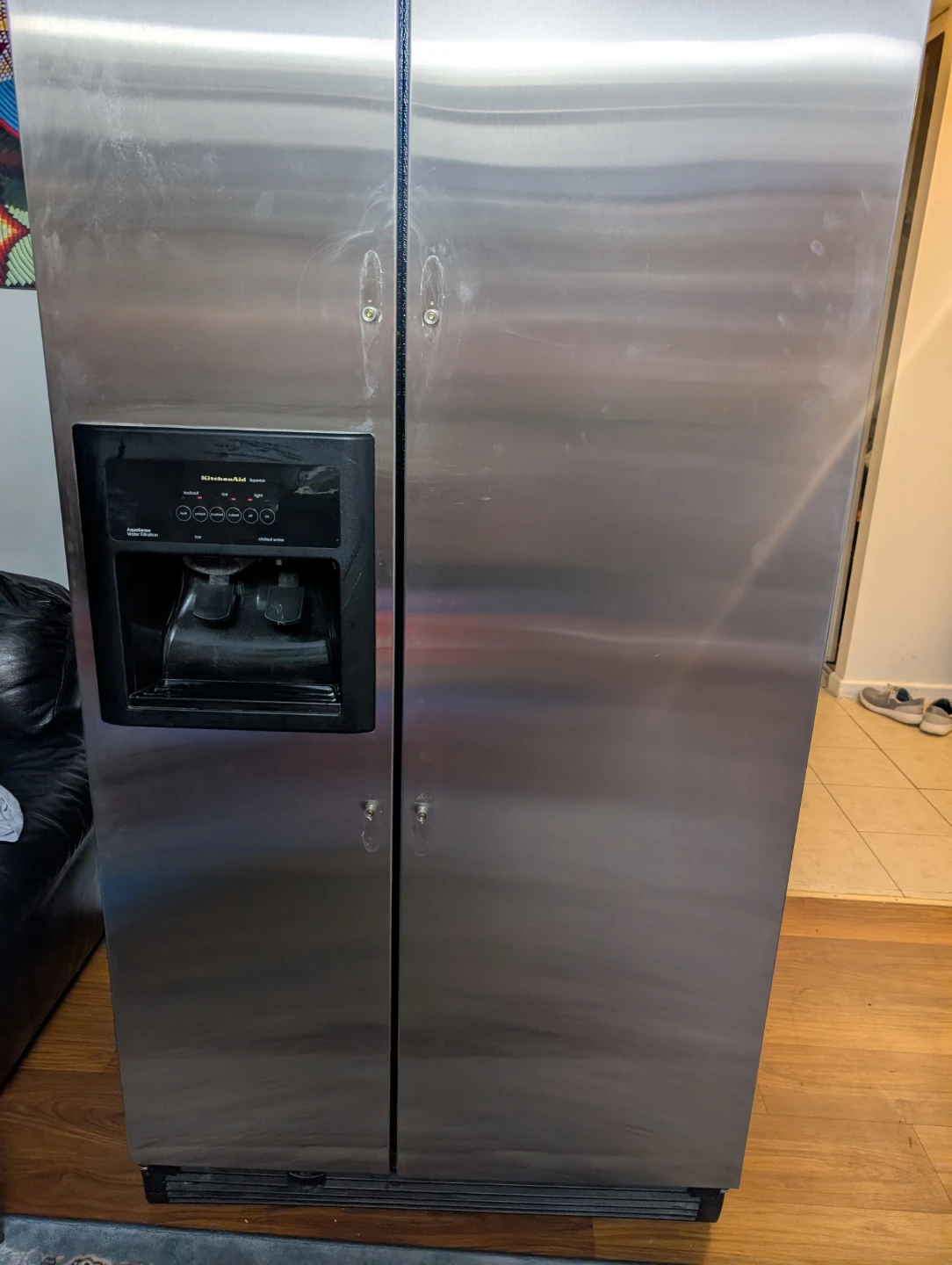 KitchenAid Stainless Steel Side-by-Side Refrigerator - photo 3