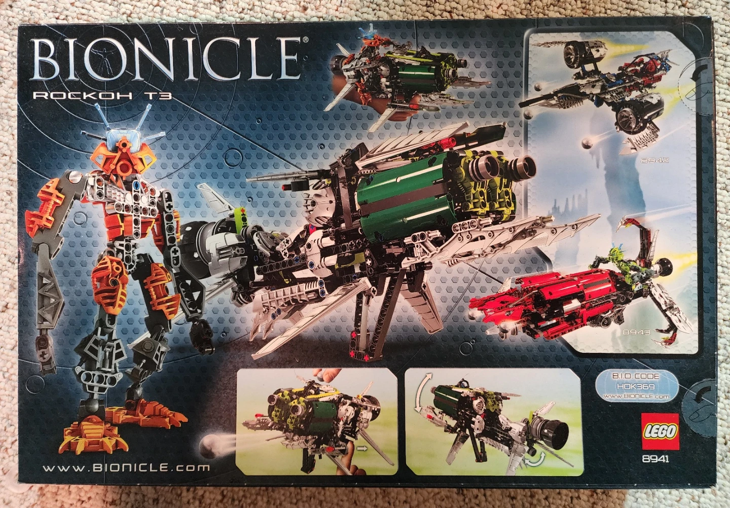 LEGO Bionicle Rockoh T3 Set 8941 - photo 2