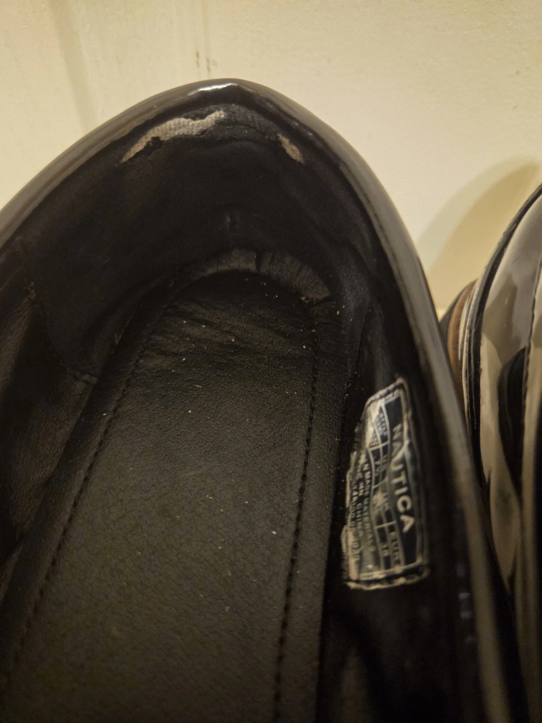 Nautica Black Patent Loafers Women's Size 7.5 - photo 3