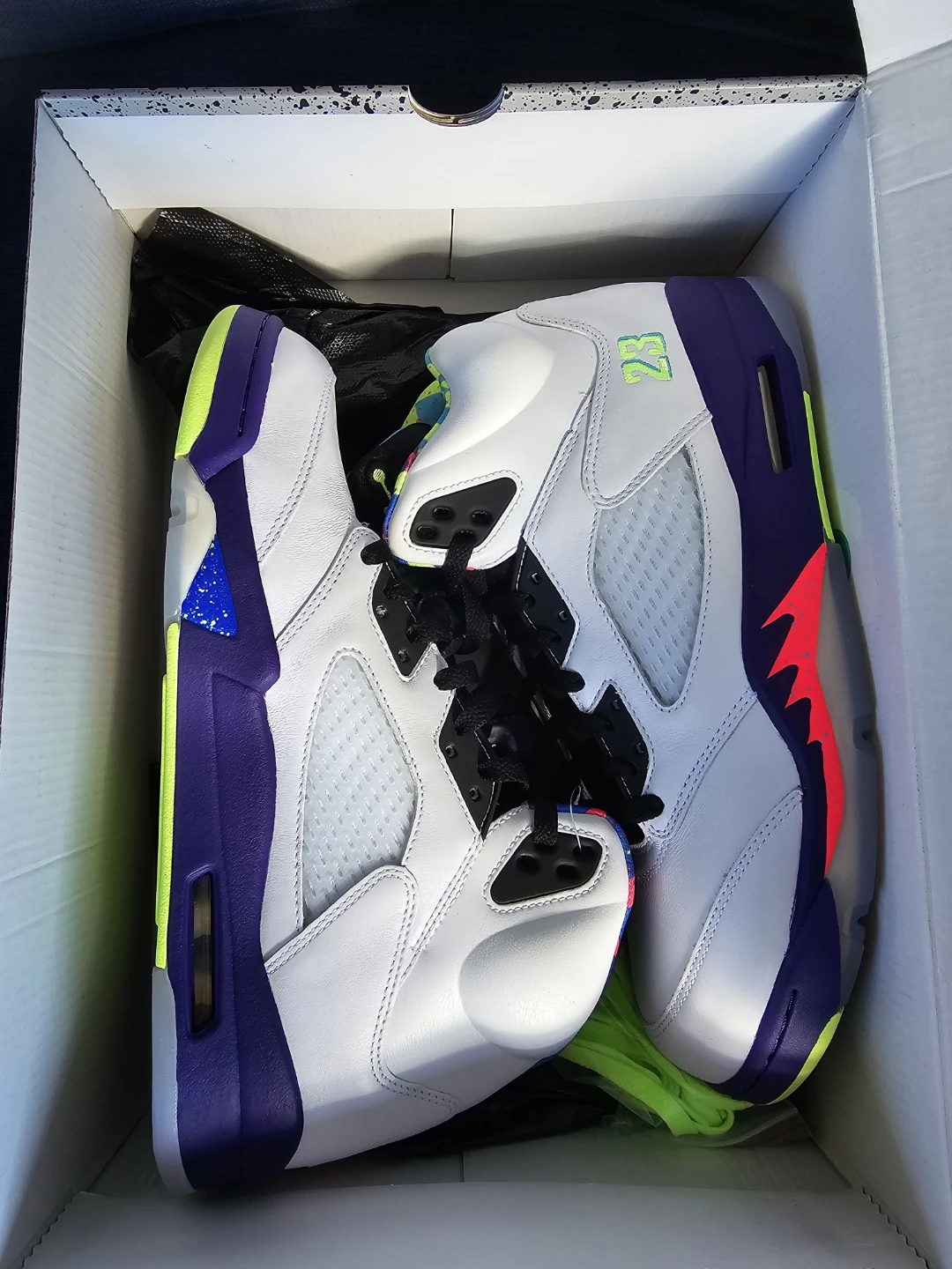 Air Jordan 5 Retro White/Court Purple Size 11