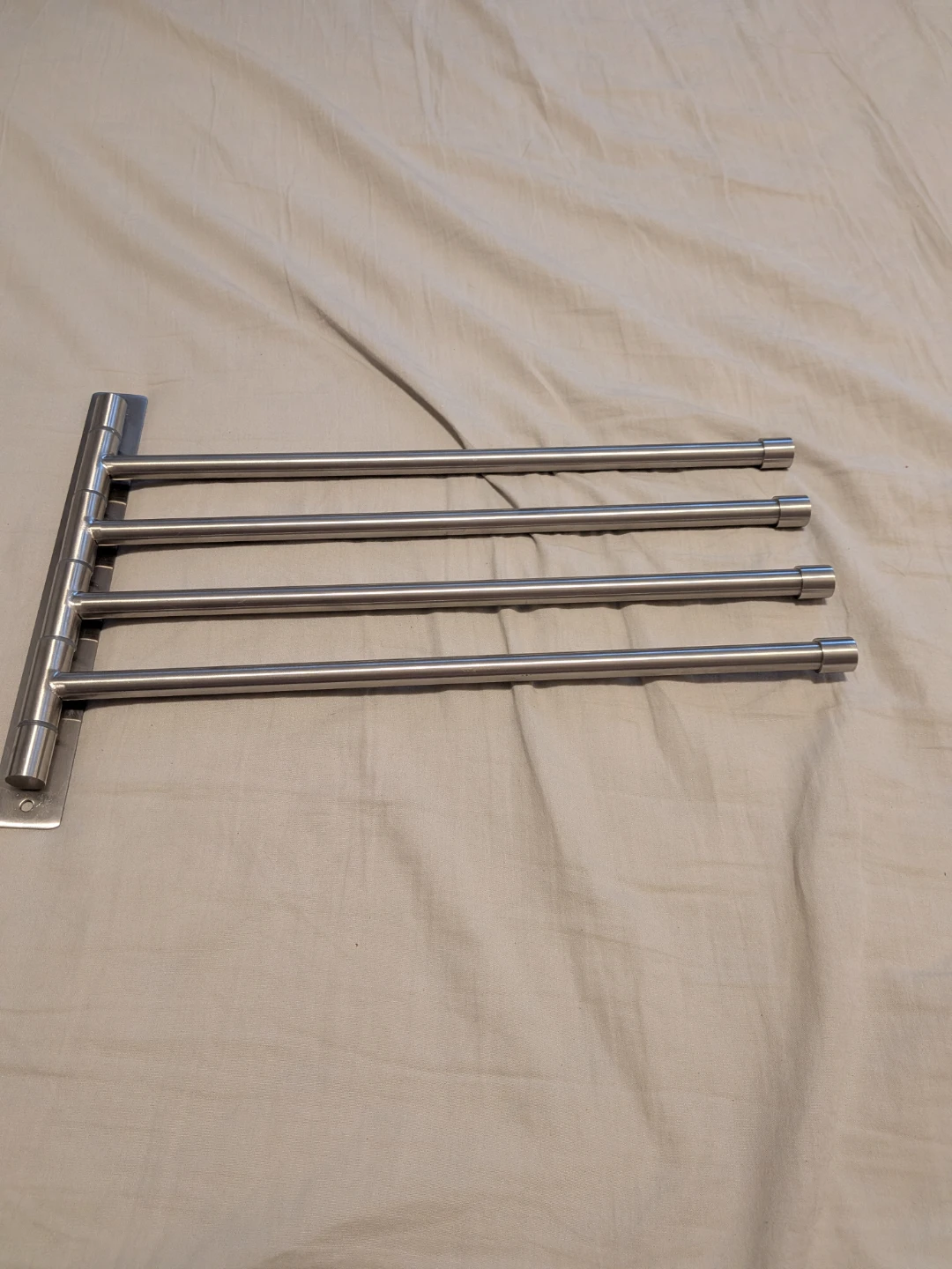Wall-Mounted Stainless Steel Towel Rack