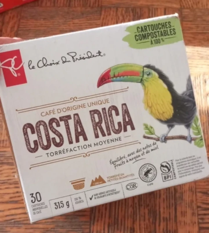 President's Choice Costa Rica Coffee Pods 30 Pack