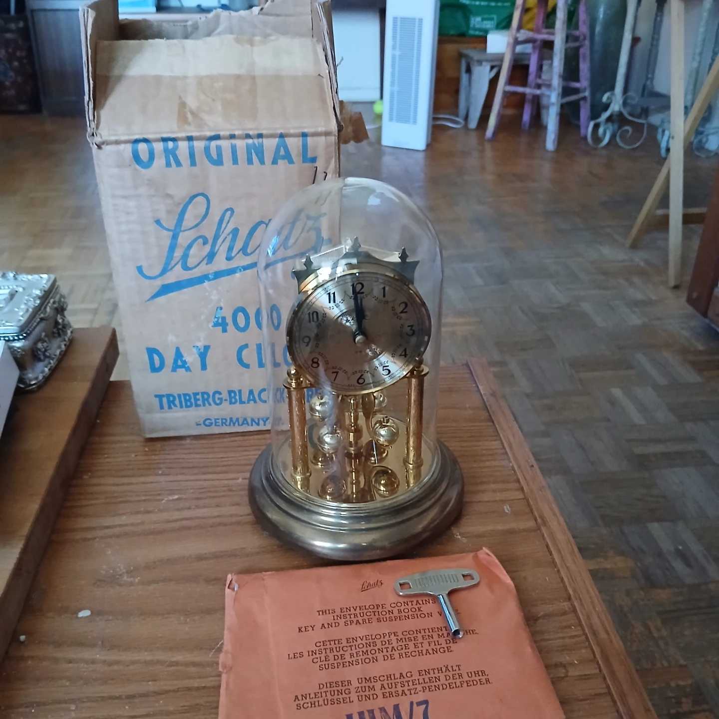 Vintage Original Schatz 400 Day Clock - photo 2