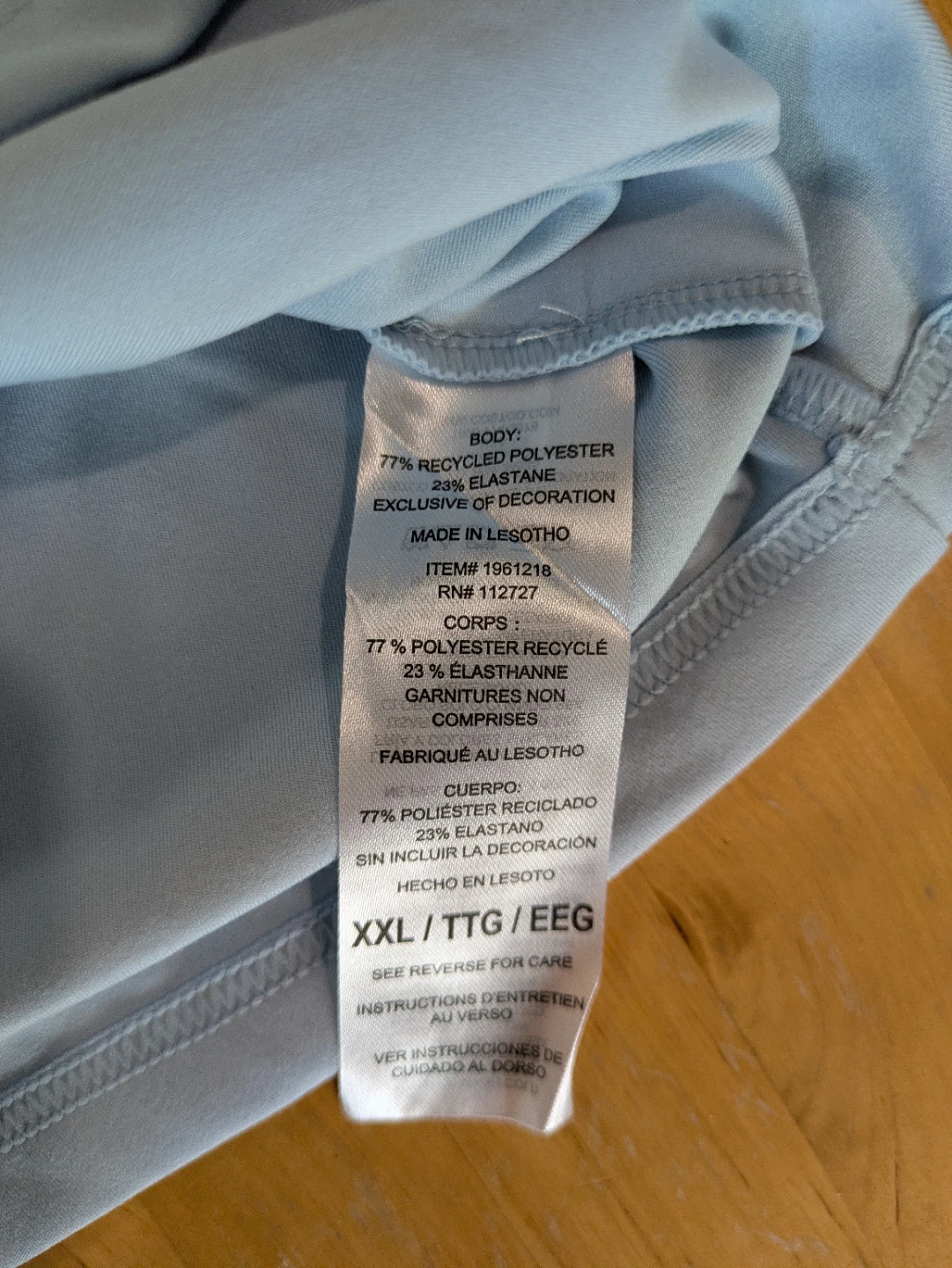 Elle Sport Light Blue Tank Top Sport or Swimsuit XXL - photo 2