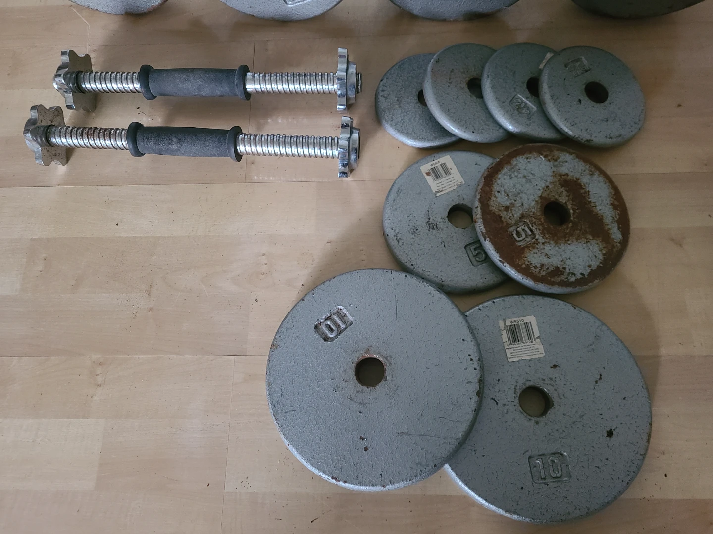 Adjustable Dumbbell Set with Extra Weight Plates - photo 2