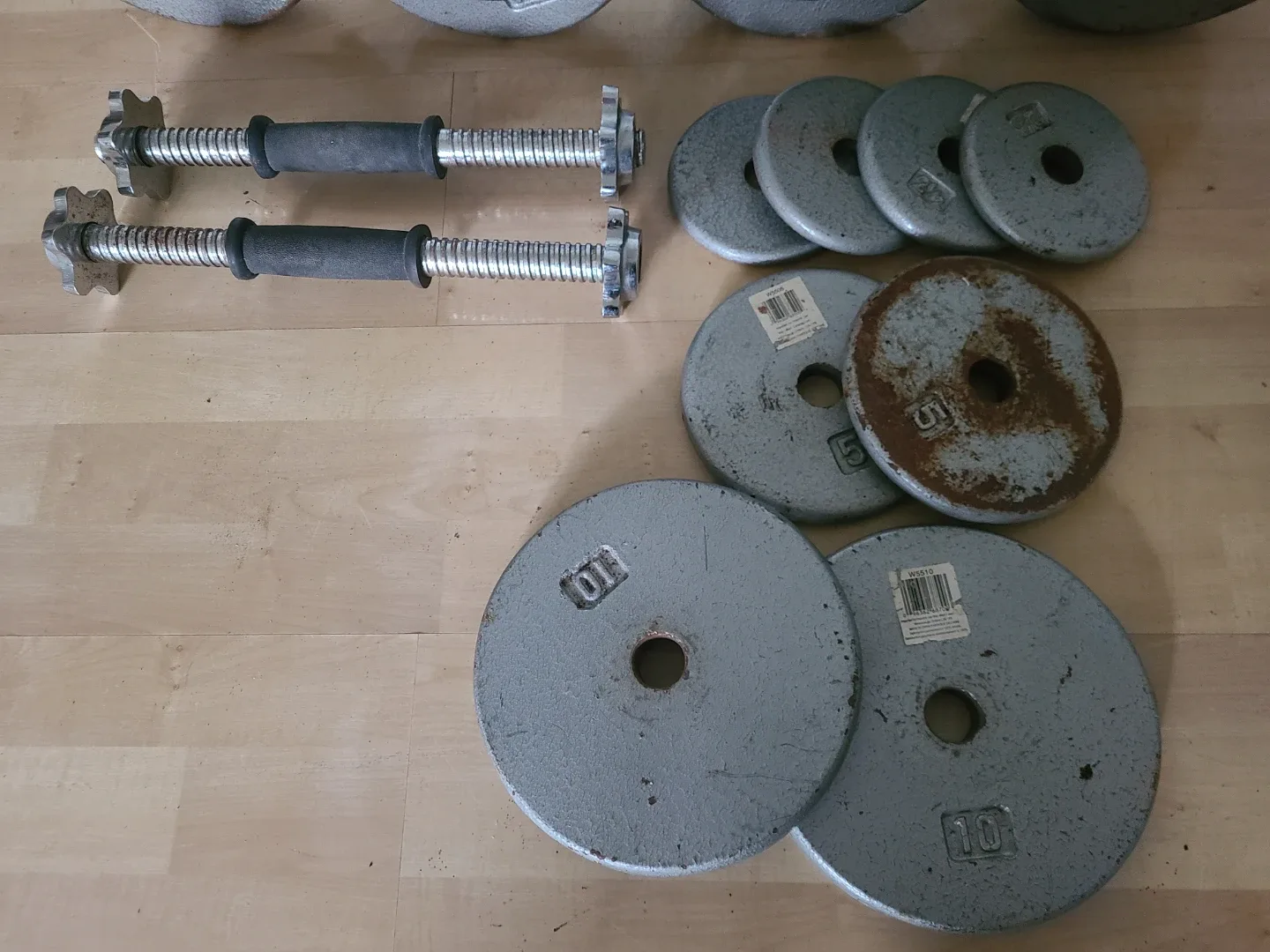 Adjustable Dumbbell Set with Extra Weight Plates - photo 2