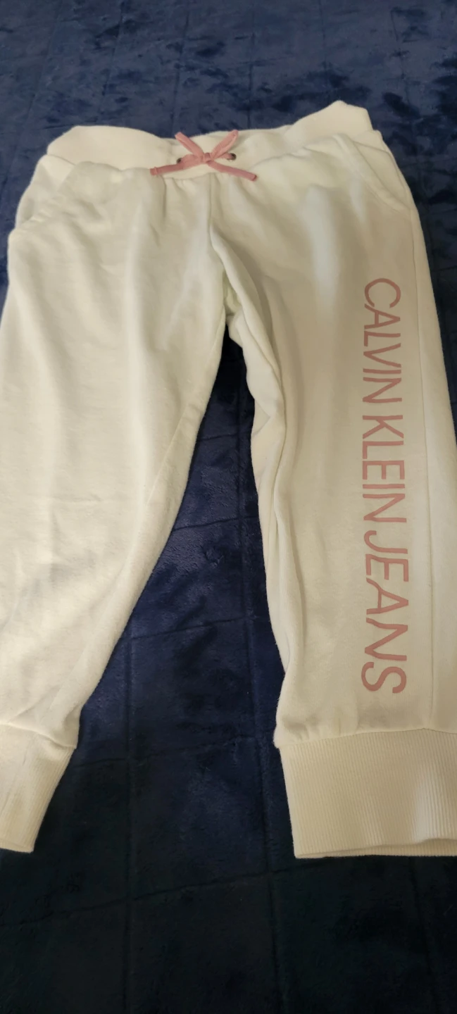 Calvin Klein Jeans White Joggers