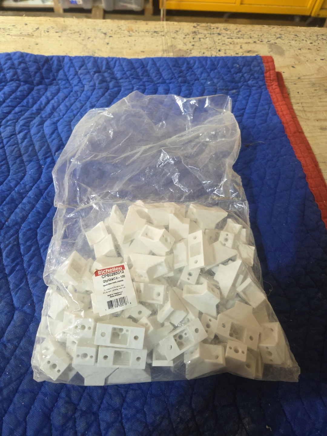 Richelieu 25mm White Spacers - 100 Pack - photo 2