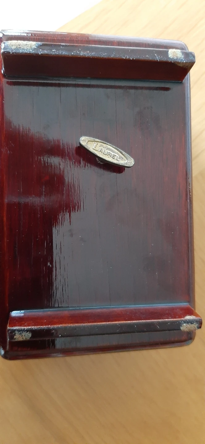 Vintage  Laurel Musical Footed Jewelry Box - photo 5