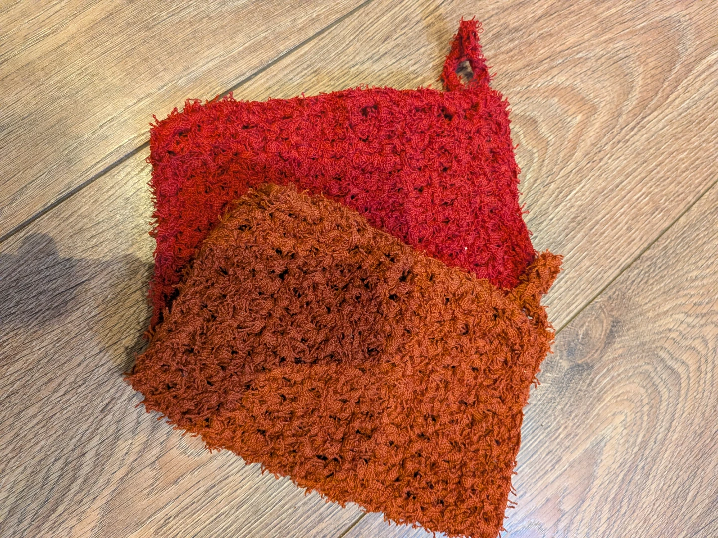 Fall Textured Dishcloths