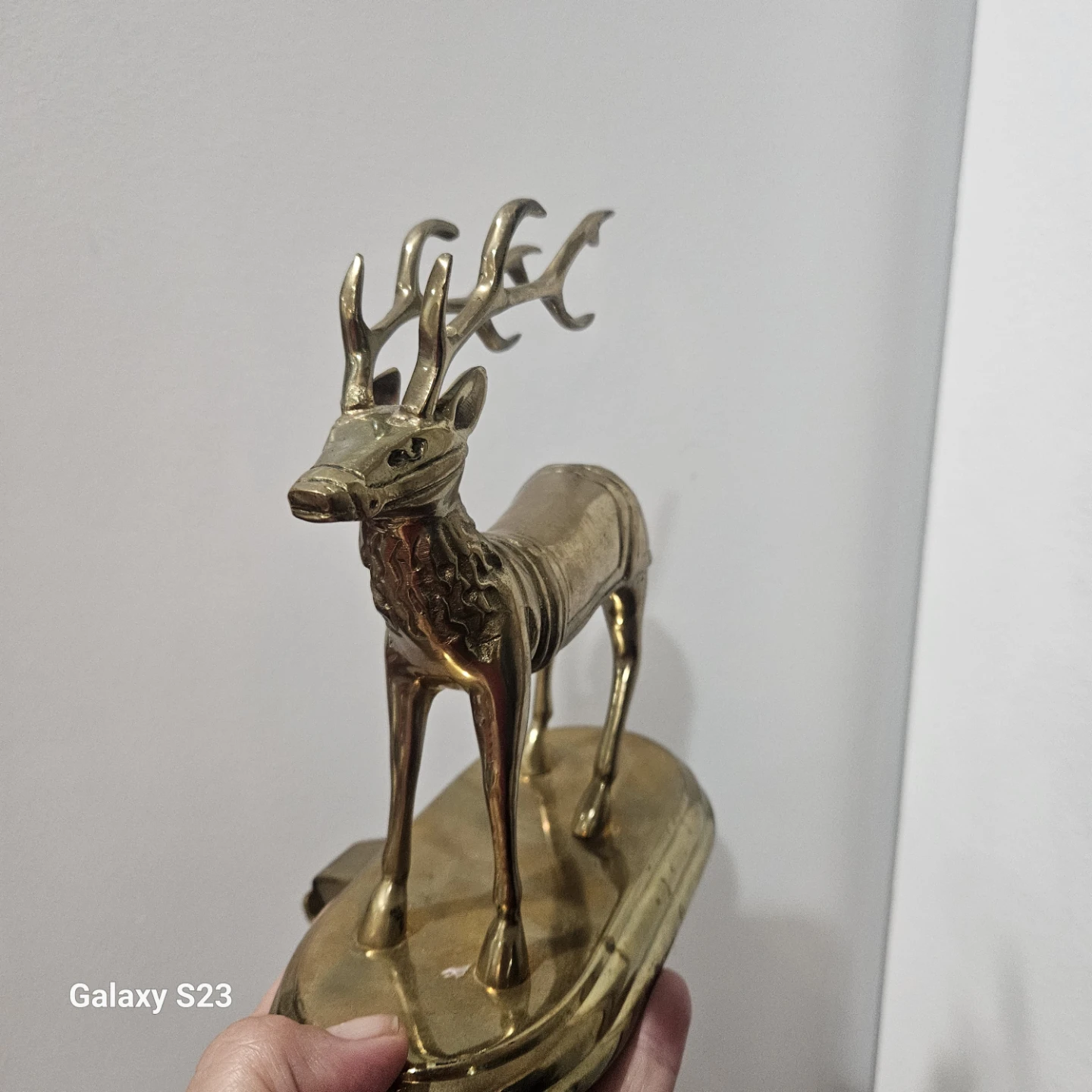 Frontgate Brass Reindeer Stocking Holder - photo 5