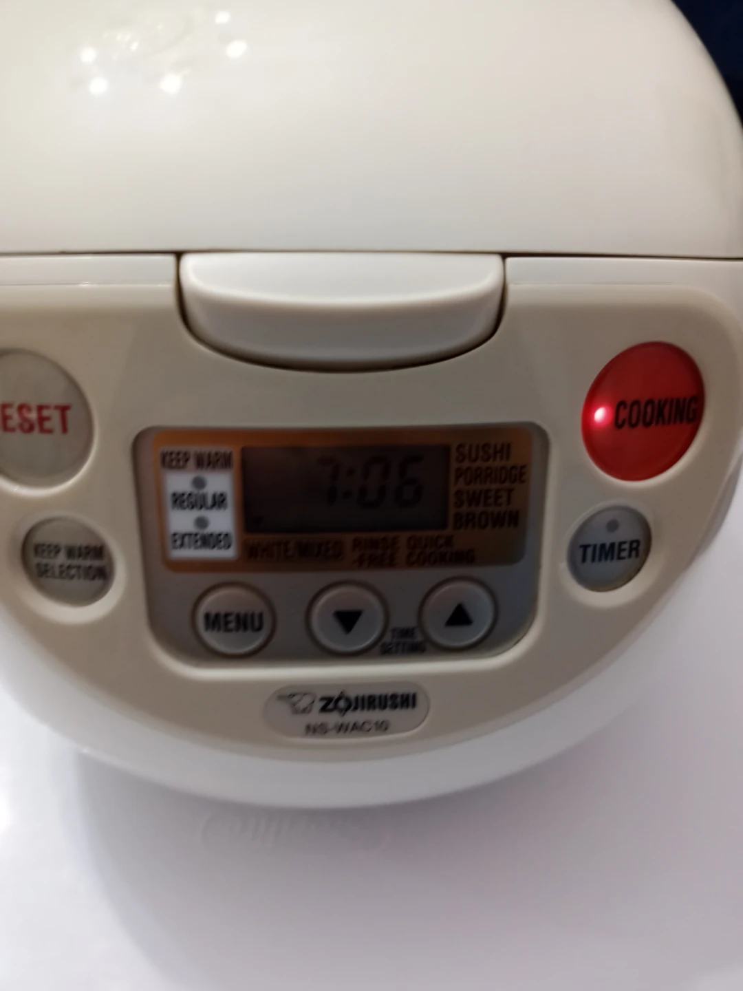 Zojirushi Rice Cooker Fuzzy Logic Technology Mod# NS-WAC10 - photo 5