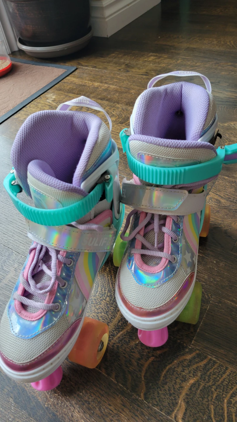 Sulifeel Rainbow Roller Skates - Medium