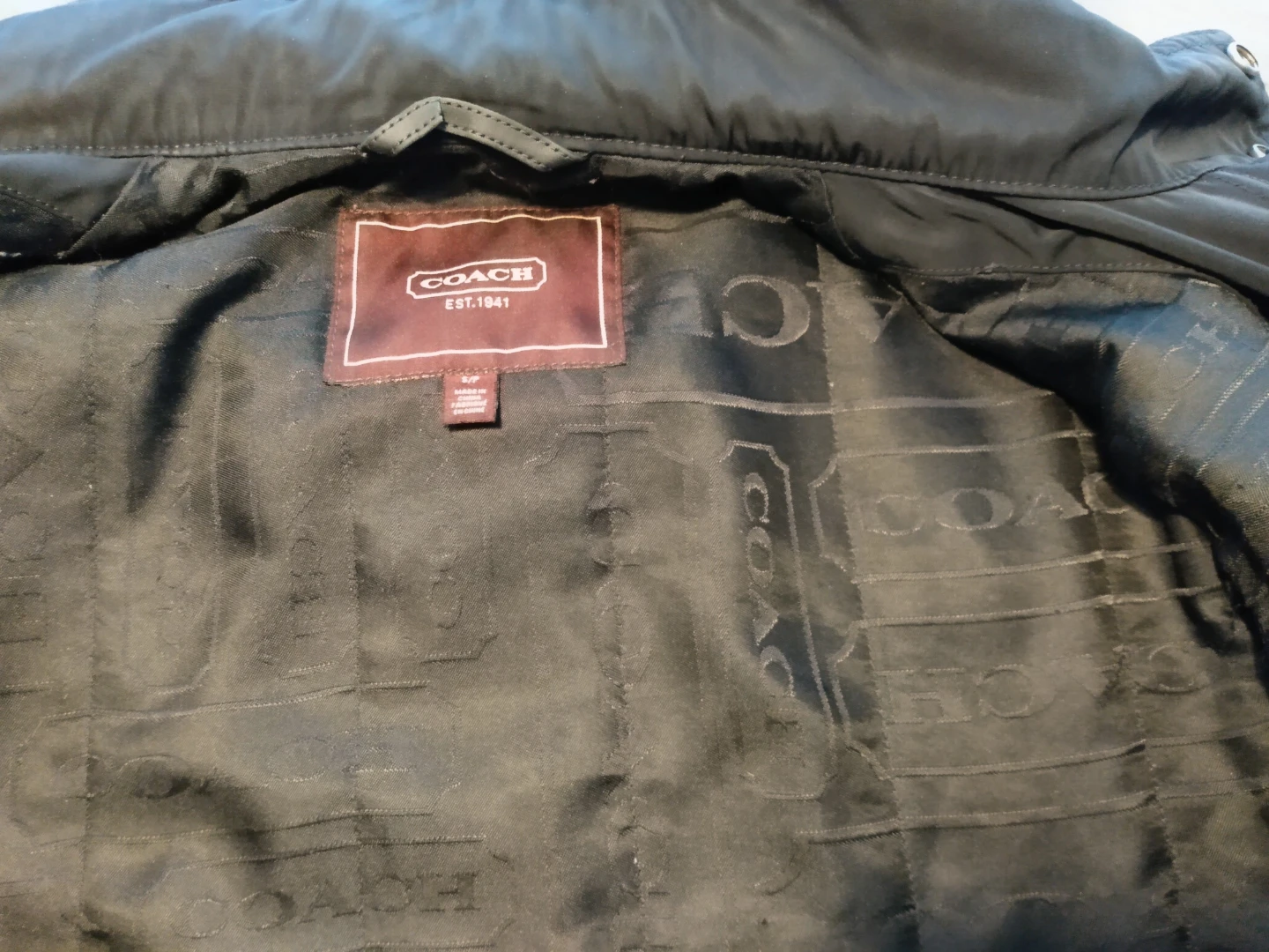 Coach black jacket - photo 4