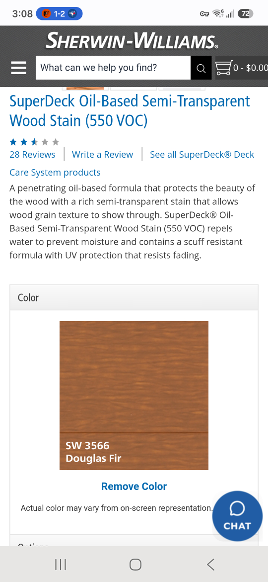 Sherwin-Williams SuperDeck Wood Stain - Douglas Fir