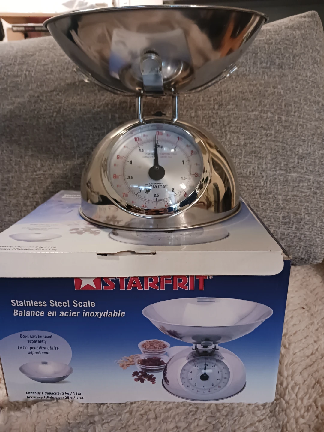 Starfrit Gourmet Stainless Steel Kitchen Scale