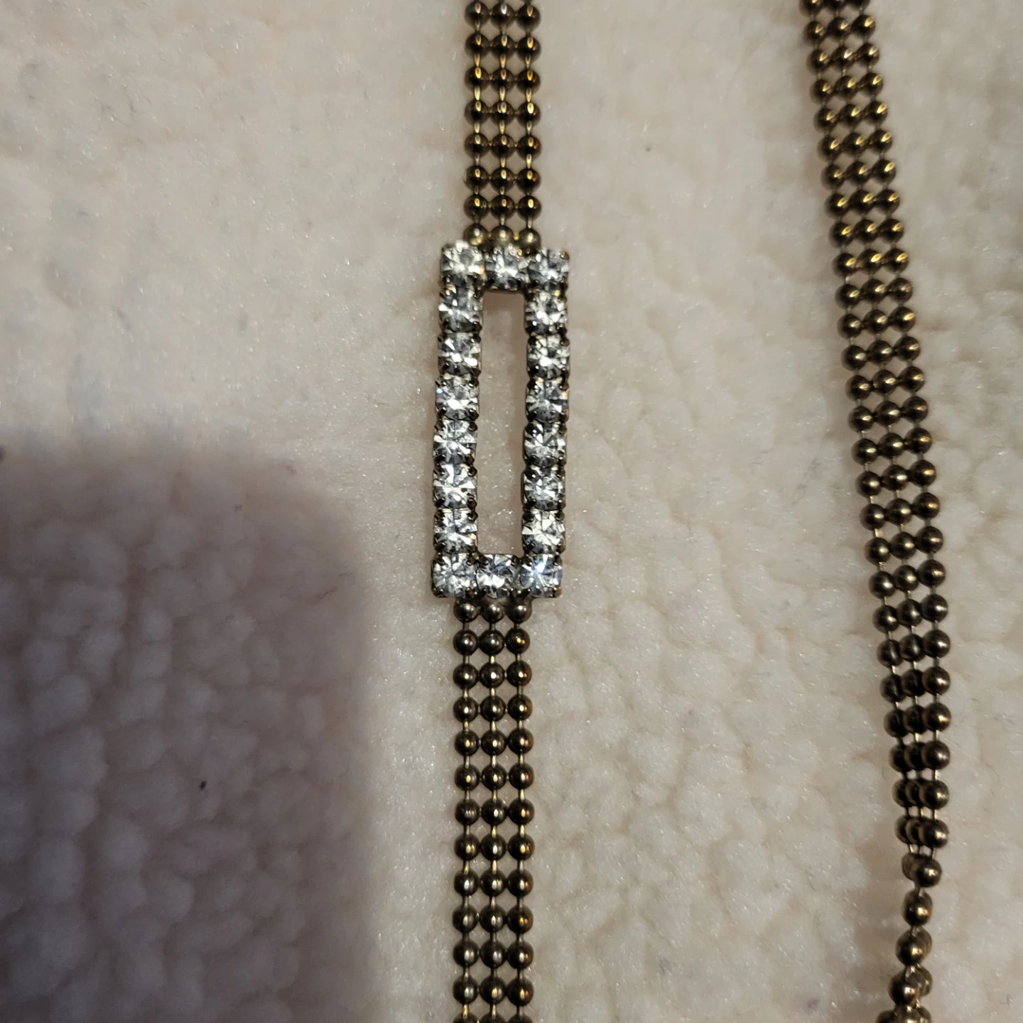 Vintage Style Rhinestone Necklace - photo 2