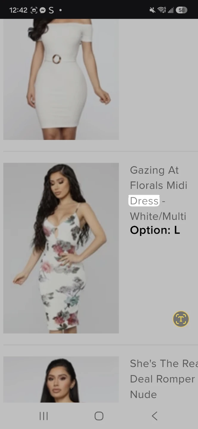 Fashion Nova Gazing At Florals Dress Size L - photo 4