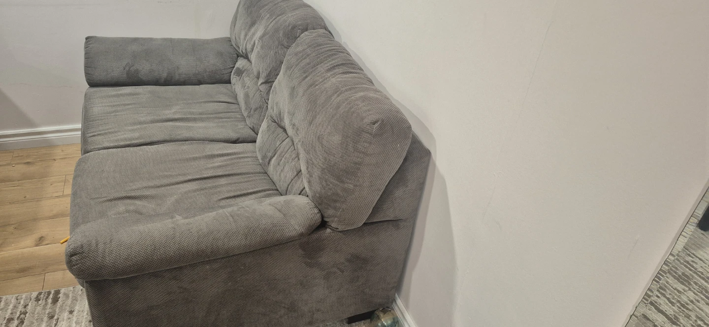 Grey Two-Seater Sofa
