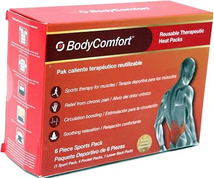 BodyComfort Reusable Therapeutic Heat Pack 6-Piece Set