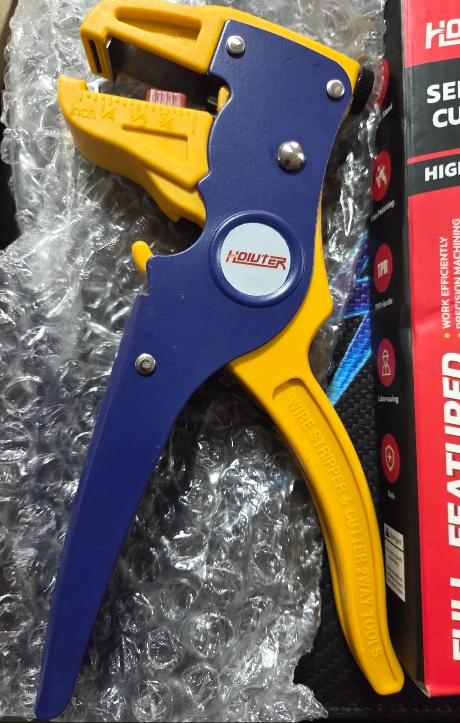 HOIUTER Self-Adjusting Wire Stripper & Cutter - photo 2