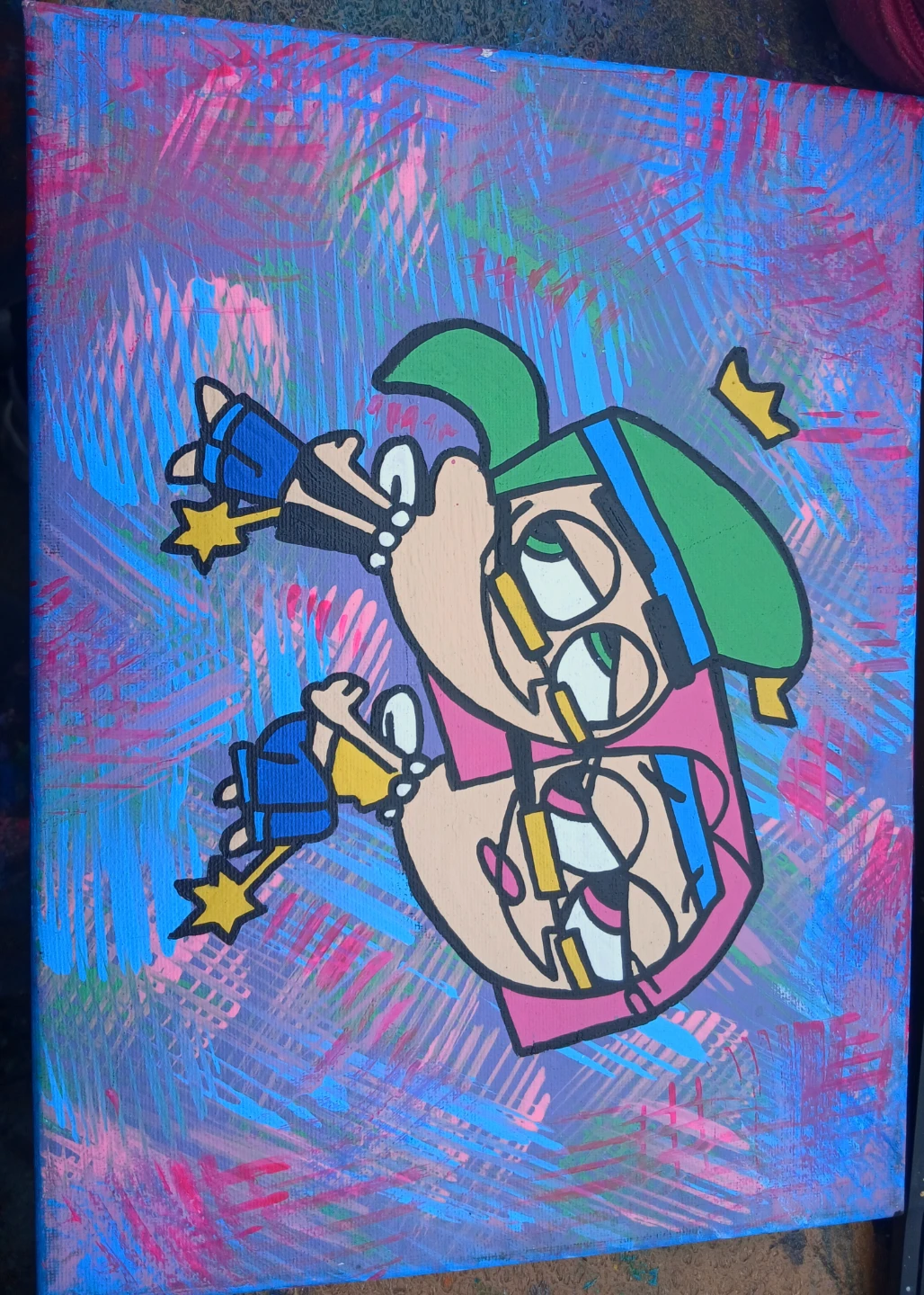 Fairly OddParents Canvas Painting