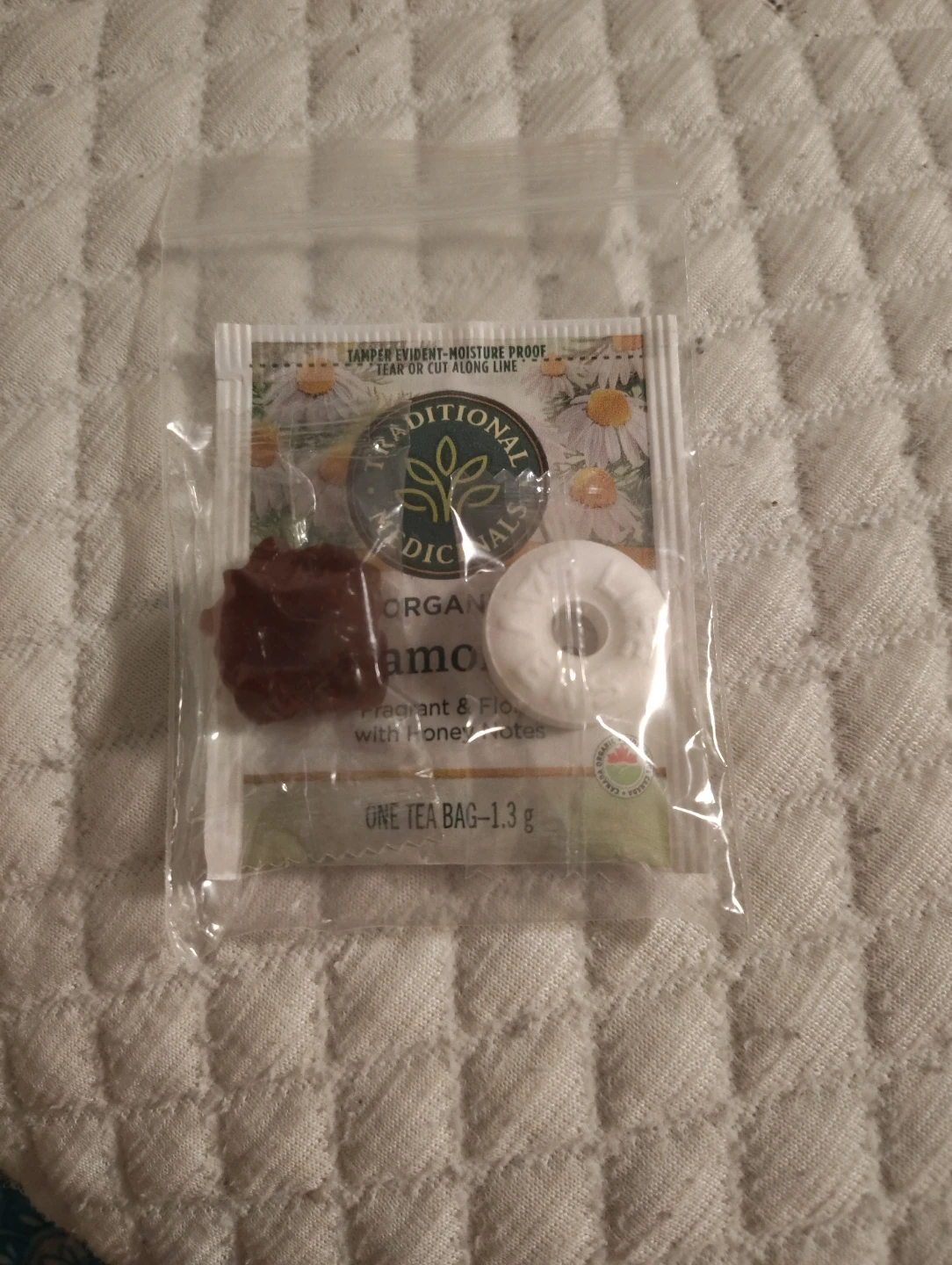 Organic Chamomile Tea Bag with Honey Notes