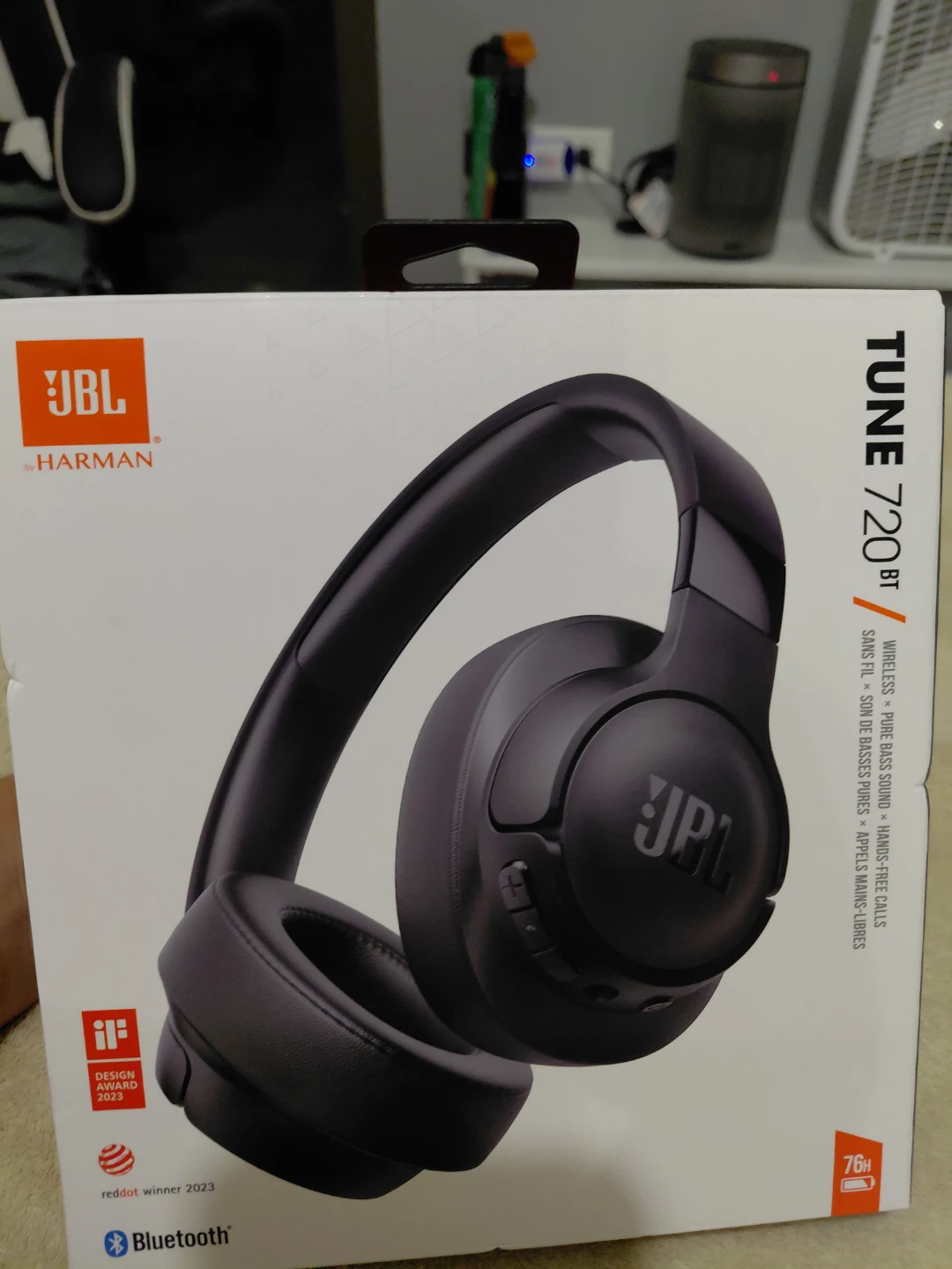 JBL Tune 720BT Wireless Over-Ear Headphones