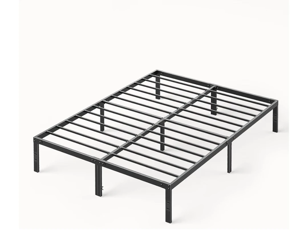 Black Metal Queen Size Bed Frame